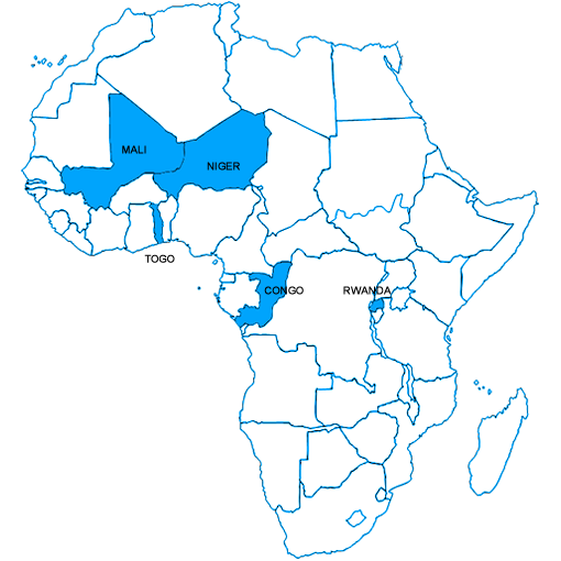 Carte d'Afrique
